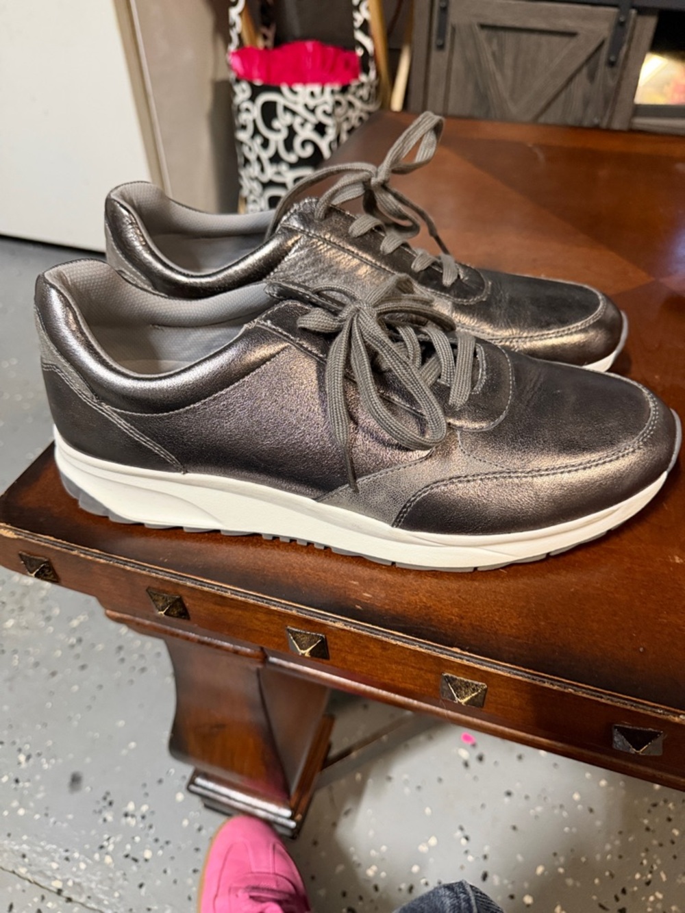 Naturalizer Metallic Gray Women's Sneakers